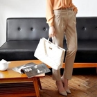 STYLEKELLY - Set: Pleat-Front Trousers + Belt