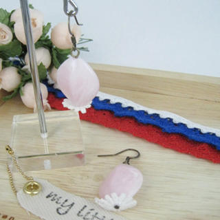 Elegant Lace Bead Earrings(pink) Elegant Lace Bead Earrings(pink)
