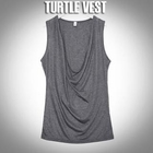 De Karma - Drape-Front Sleeveless Top