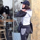 REDOPIN - Set: Leopard Print Hoodie + Sweatpants