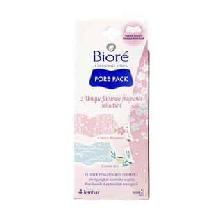 Biore Cleansing Strips Pore Pack (Cherry Blossom + Green Tea)