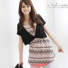 OrangeBear - Set: Twisted-Front Top + Print Tank Top