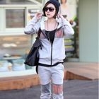 REDOPIN - Set: Color-Block Hoodie + Sweatpants