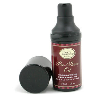 Pre Shave Oil - Sandalwood Essential Oil (Travel Size,Pump, For All Skin Types)