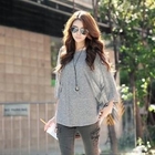 Koo - Asymmetric-Hem Knit Pullover