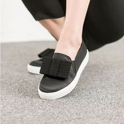 VIVIER - Bow-Detail Slip-Ons VIVIER - Bow-Detail Slip-Ons