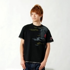 Houjou Tenka - Kagome Trim Embroidered Tee - Kannon