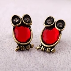 Cuteberry - Beaded Owl Ear Studs