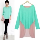 HUE IT GIRL - Chiffon Paneled Long Top