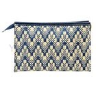 Estee Lauder - Two-Tone Woven Cosmetics Bag