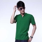O.SA - Stand-Collar Buttoned T-Shirt