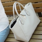 CLICK - Faux-Leather Tote With Crossbody Strap