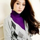 Tokyo Fashion - Turtleneck Ribbed Knit Top