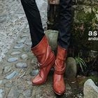 Ando Store - Belted Pointy Boots