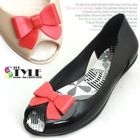 Marcella - Open-Toe Jelly Flats