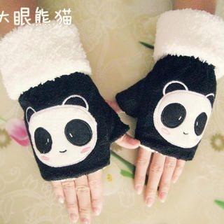Fleece Animal Fingerless Mittens Fleece Animal Fingerless Mittens