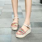 Grace Candy - Cross-Strap Platform Sandals