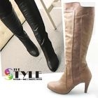 Marcella - Faux-Suede Zip Ankle Boots
