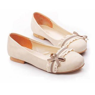 Ribbon-Accent Flats