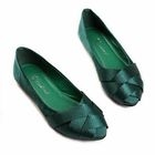 Smoothie - Cross-Strap Satin Flats