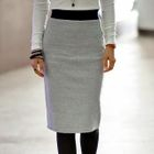 REDOPIN - Elasticized-Waist Pencil Skirt