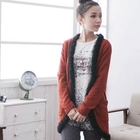 CatWorld - Faux-Shearling-Trim Cardigan