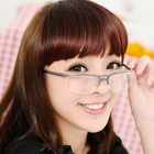 59 Seconds - Aluminum Half Frame Glasses (Non-Prescription Lens Included)