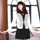 Meteshow - Chain-Trim Faux-Leather Jacket