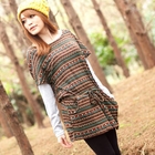 Tokyo Fashion - Set: Drawstring-Waist Tunic + T-Shirt