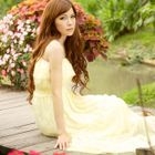 Tokyo Fashion - Cutout-Trim Tiered Maxi Dress