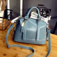 Annmuu - Genuine Leather Boston Bag Annmuu - Genuine Leather Boston Bag