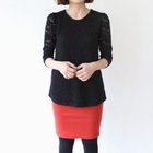 Elli's Cabinet - 3/4-Sleeve Lace Top