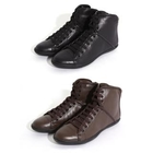 PLAYM - Lace-Up Faux-Leather High-Top Sneakers