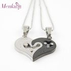 Menku - Couple Set: Rhinestone Pendant
