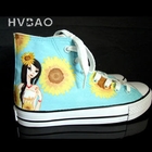 HVBAO - 'Sunflower Girl' High-Top Sneakers