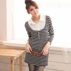 CatWorld - Inset Shirt Patterned Top with Belt