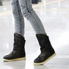 Smoothie - Fleece-Lined Denim Snow Boots