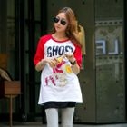 PIPPIN - Print Color-Block T-Shirt