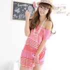 59 Seconds - Striped Drop-Waist Dress