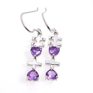 Amethyst 'Xixi' Earrings
