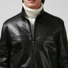 SEOBEAN - Genuine Leather Zip Jacket