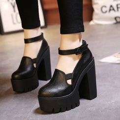 Anran - Mary Jane Platform Pumps Anran - Mary Jane Platform Pumps