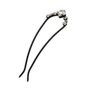 Metal U Hair Pin with Czech Stone (SVJC1019)