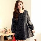 Tokyo Fashion - Peter Pan-Collar Dotted Tunic