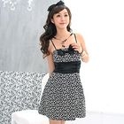 59 Seconds - Strapless Printed Party Dress
