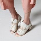 SARAH - Genuine Leather Lace-Up Sandals