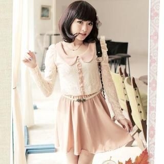 Peter Pan Collar Lace Dress