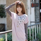 CLICK - Bow-Accent Knit Pullover