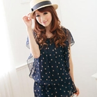 F-DNA - Set: Dotted Chiffon Dress+Camisole