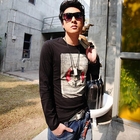 MURATI - Long-Sleeve Printed T-Shirt